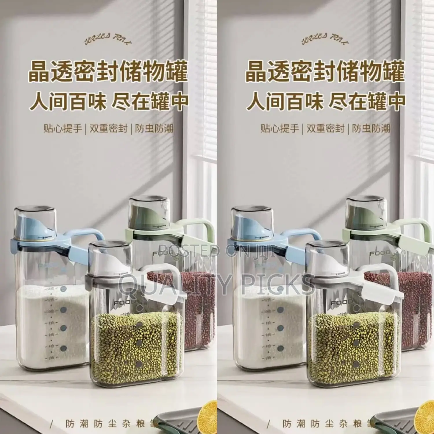 Dry Food Storage Containers Set