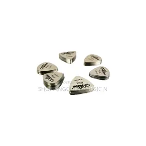 Silver Metal Guitar Picks One Set 4pcs