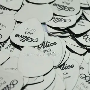 Silver Metal Guitar Picks One Set 4pcs
