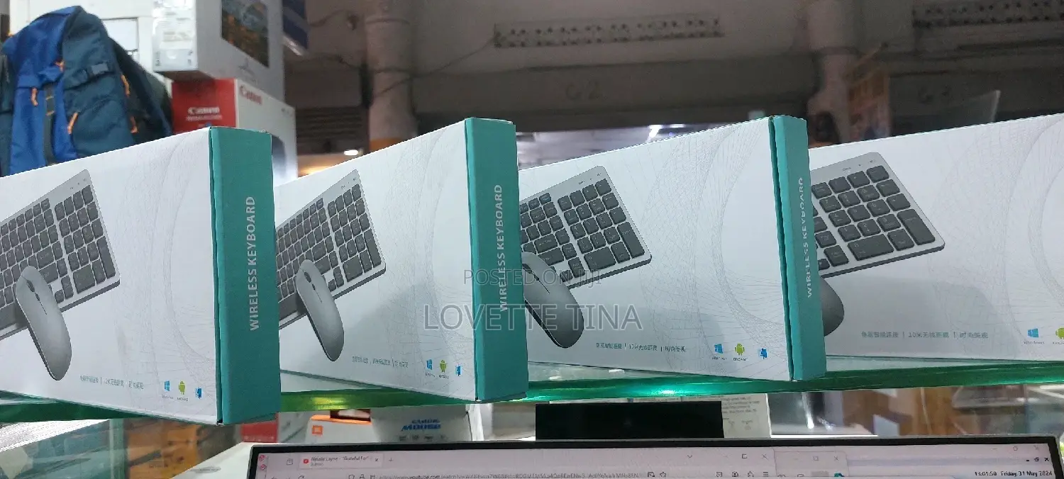 Bluetooth Keyboard and Mouse Rechargeable