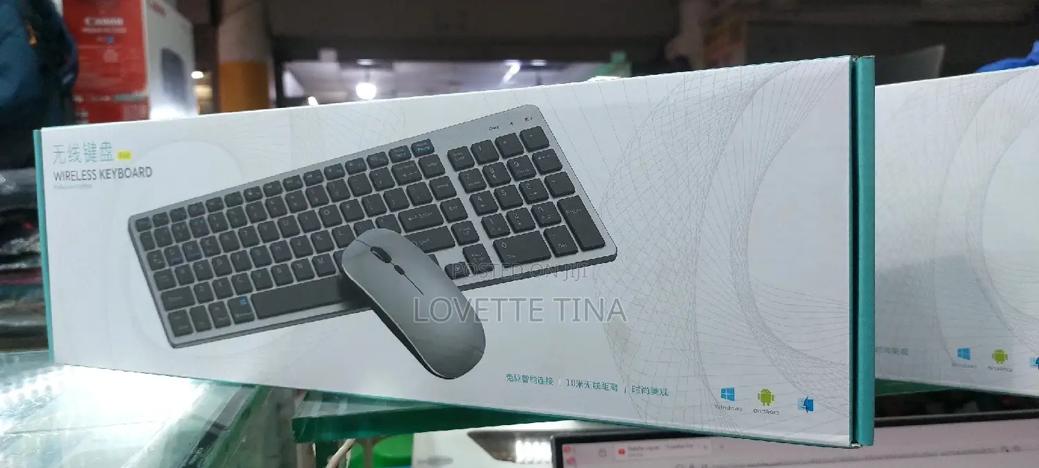 Bluetooth Keyboard and Mouse Rechargeable