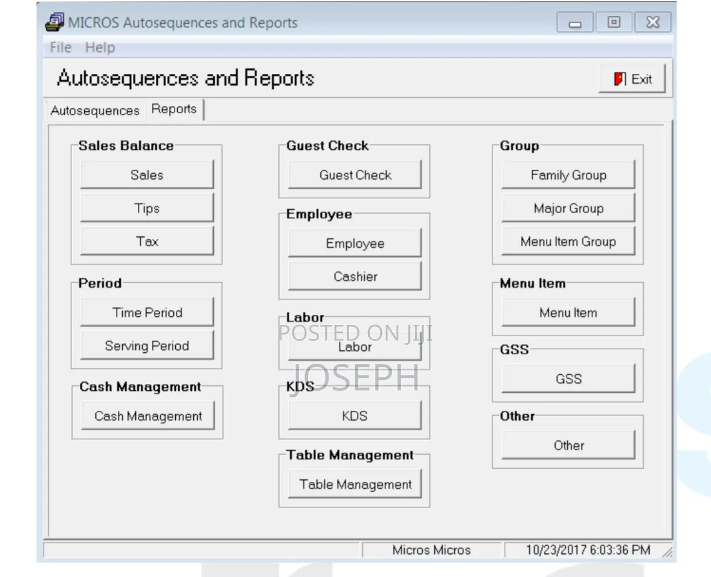 Micros Pos System for Bar and Restaurants