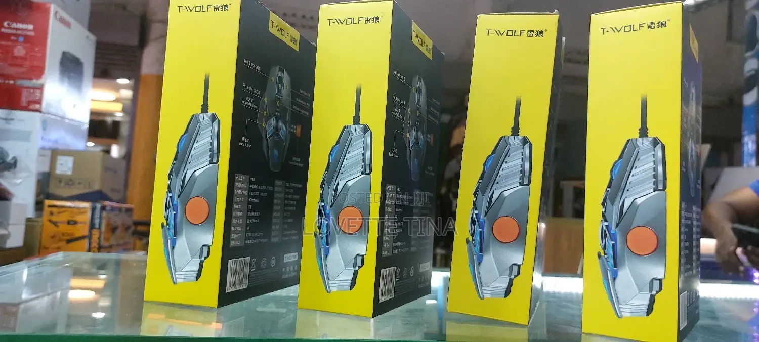 Gaming Usb V10 Wolf Warrior Mouse