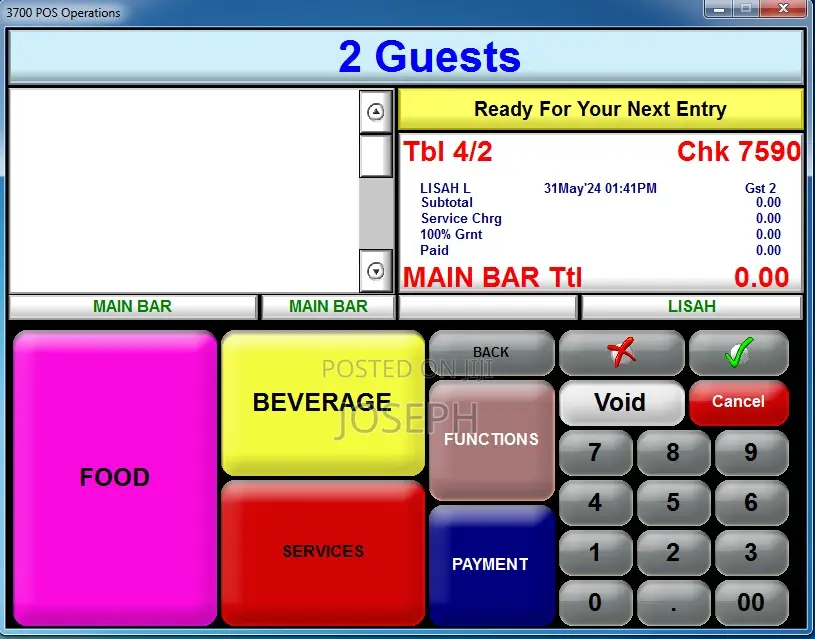 Micros Pos System for Bar and Restaurants