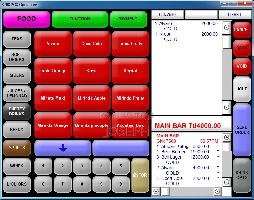 Micros Pos System for Bar and Restaurants