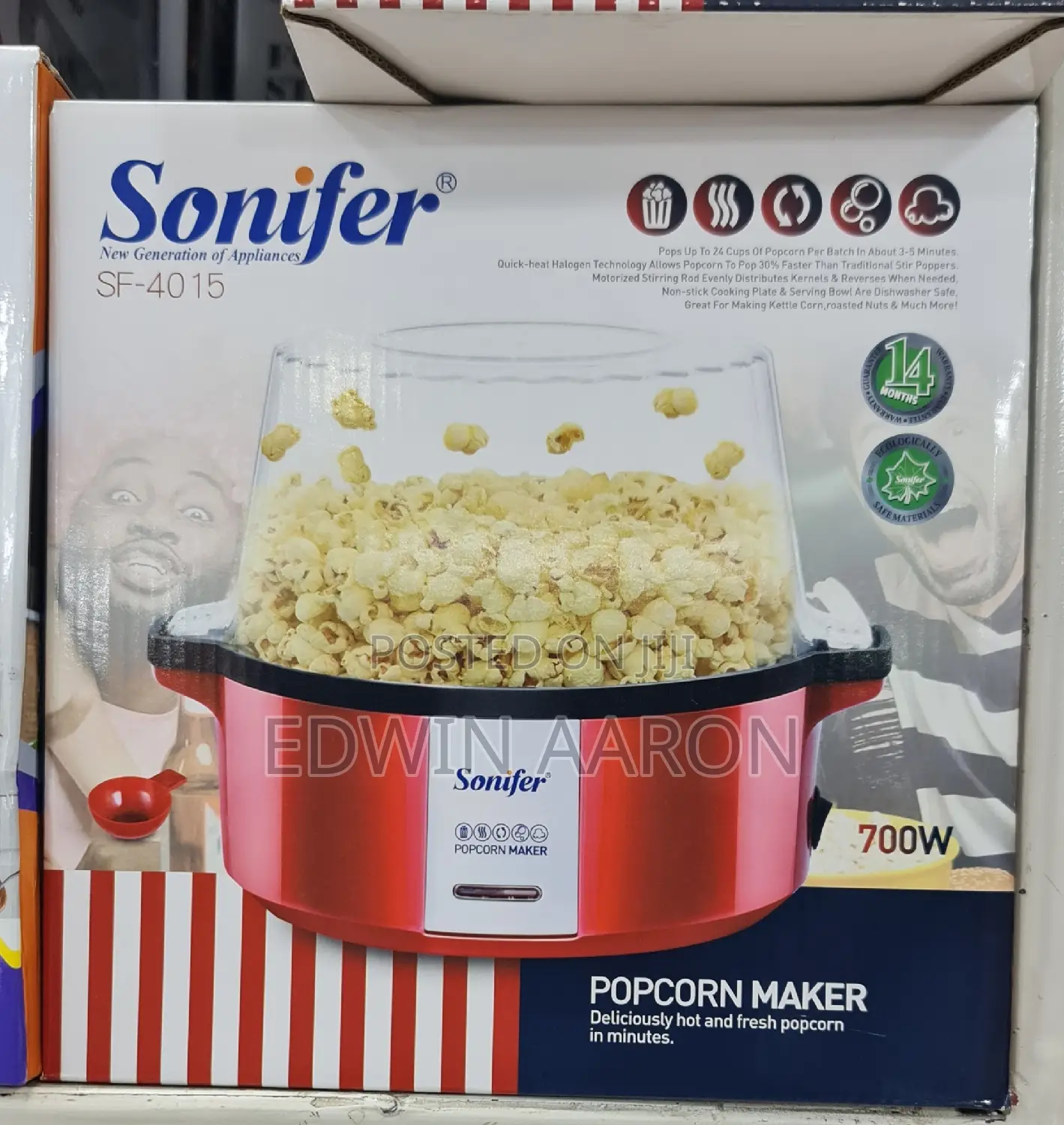 Sonifer Professional Popcorn Maker