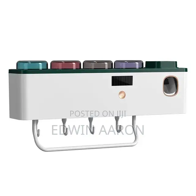 White UV Toothbrush Sterilizer/ Toothbrush Holder