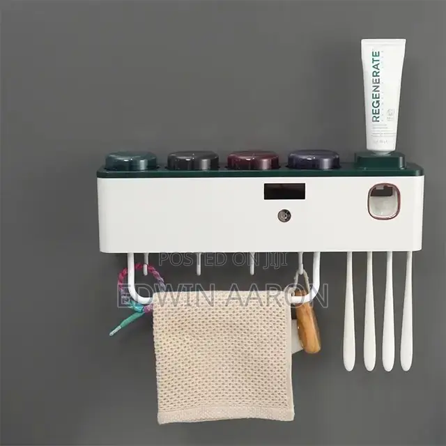 White UV Toothbrush Sterilizer/ Toothbrush Holder