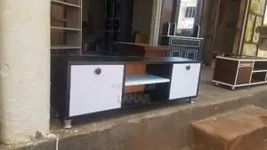 Black and White Tv Stand