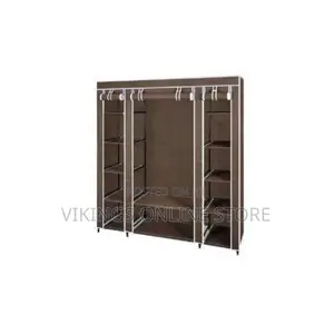 130 * 46 * 175CM Portable Wardrobe Storage Rack