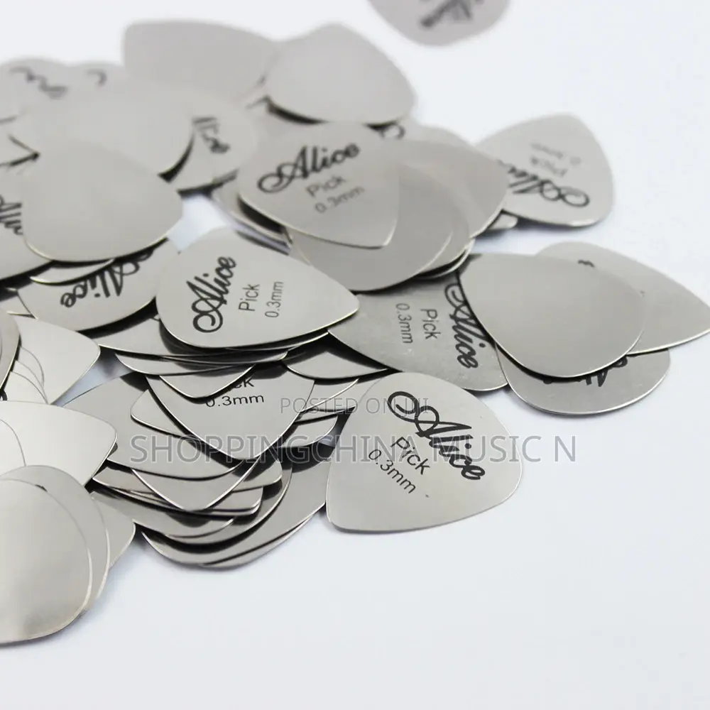 Guitar Picks Alice Metal Sliver One Set