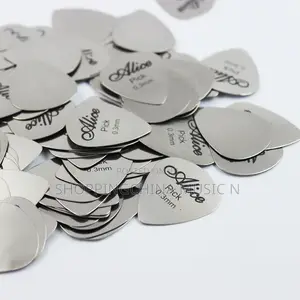 Guitar Picks Alice Metal Sliver One Set