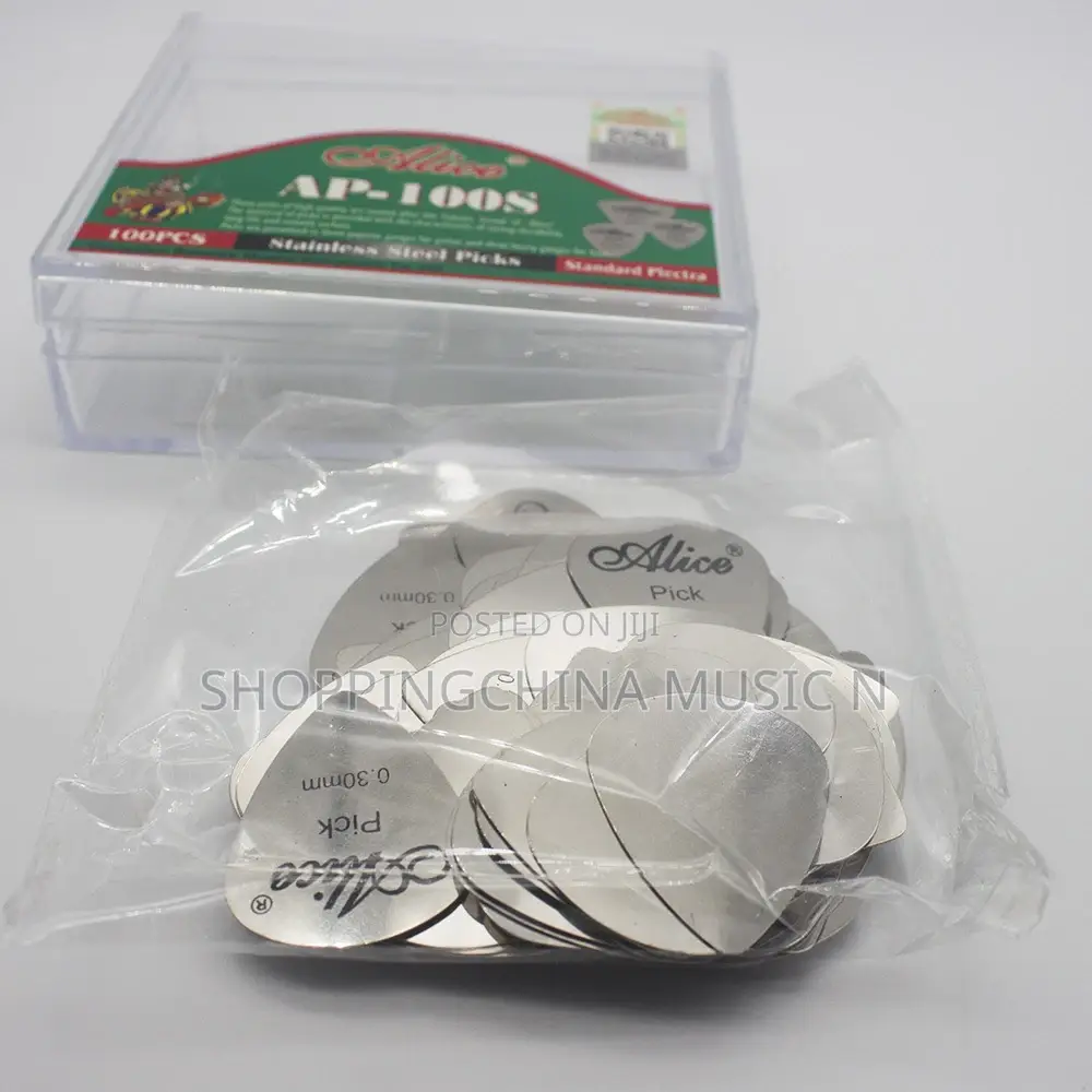 Guitar Picks Alice Metal Sliver One Set