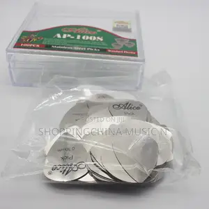 Guitar Picks Alice Metal Sliver One Set