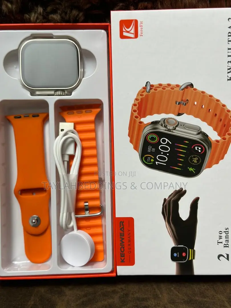 KW3 Ultra 2 Smart Watch (Black )