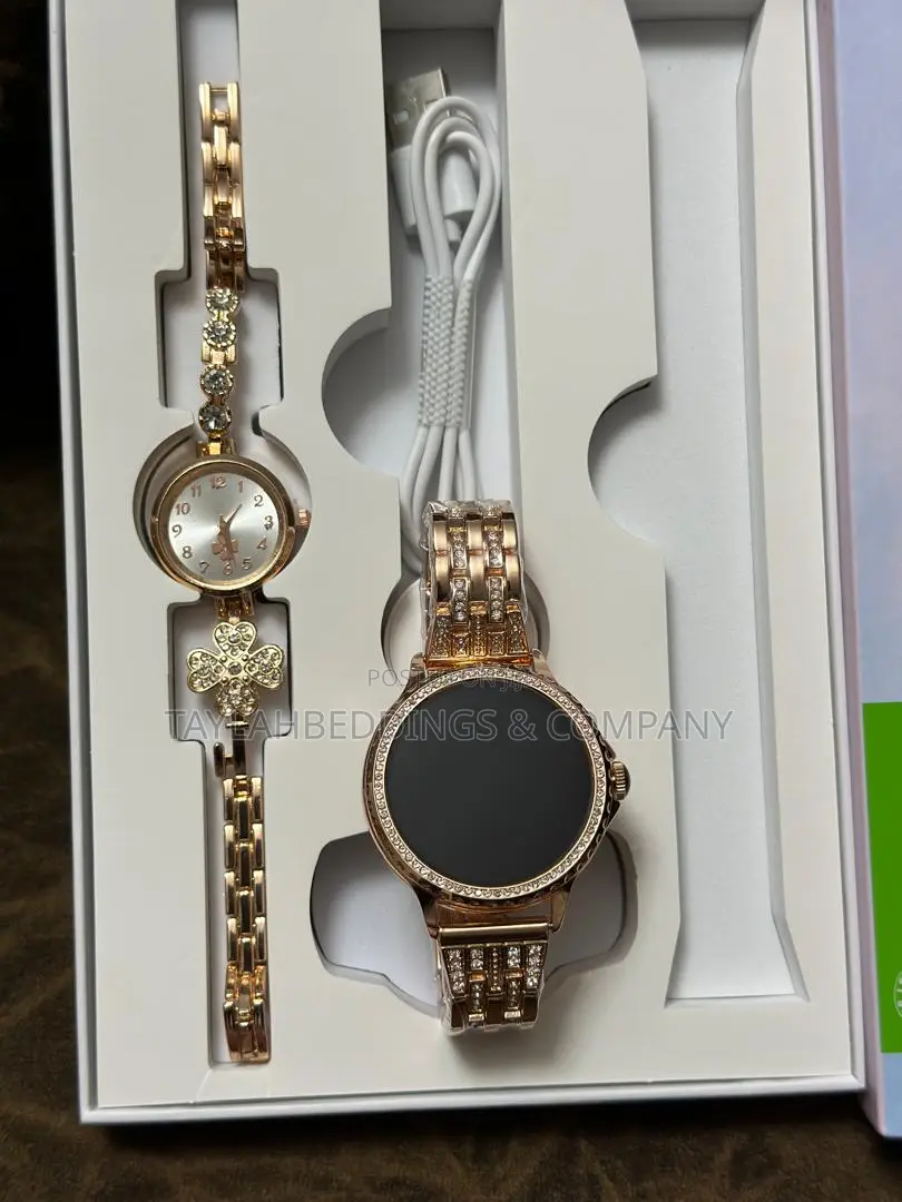 Round Shape Ultra Smart Watch (Rose Gold )