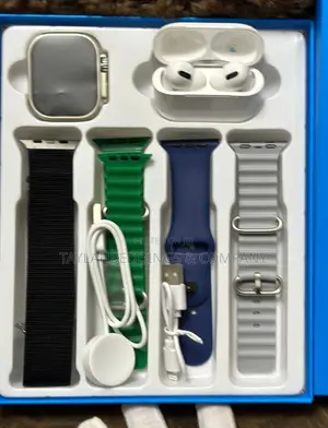 4+1+1ultra Smart Watch (Black )