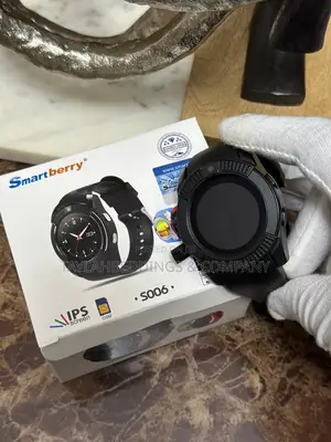 Smartwatch Touch Screen With Camera/Sim Card Slot-Black