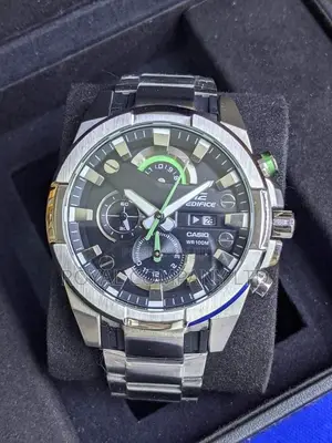 Edifice Casio WR 100m/ Original Digital Analog Luxury Watch
