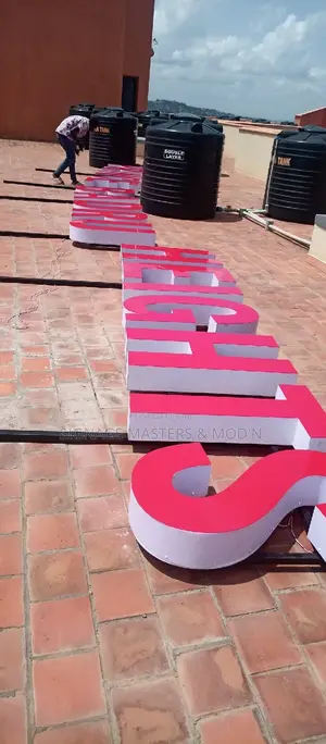 High Sky Scrapper 3 D LED Letters