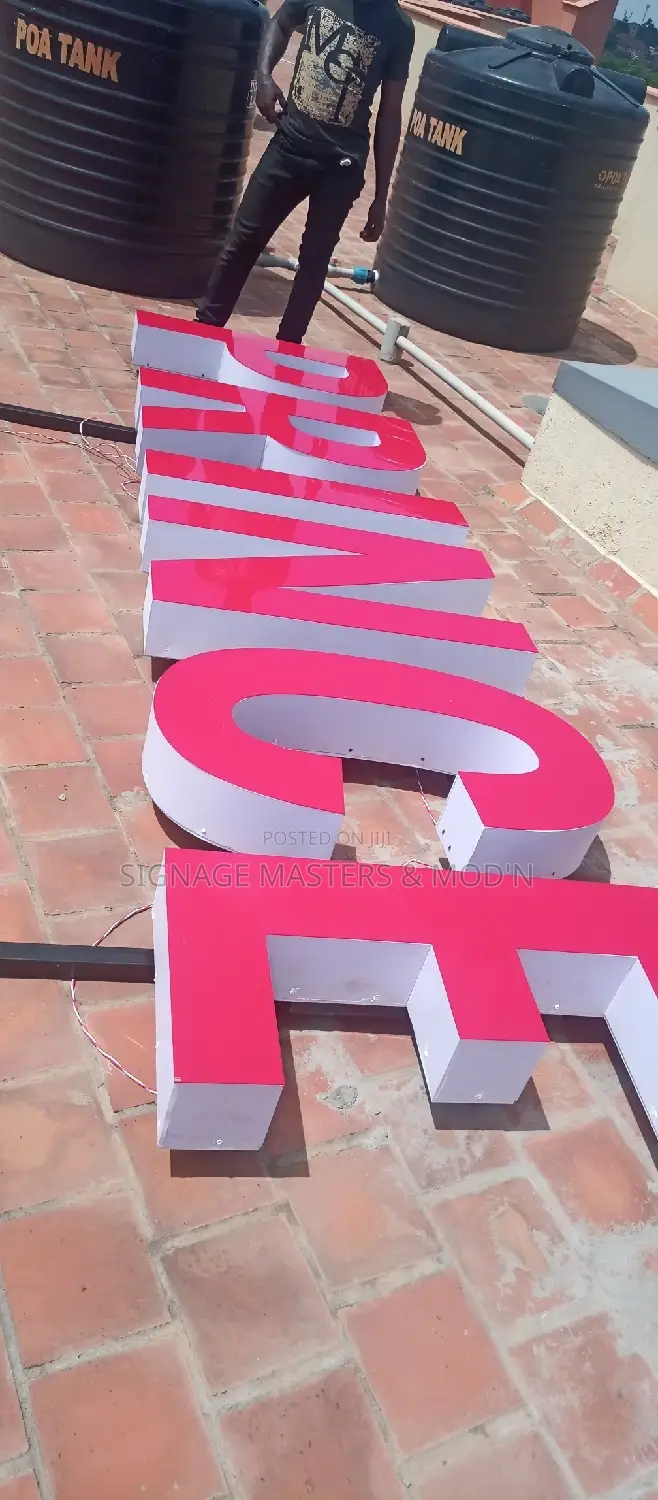 High Sky Scrapper 3 D LED Letters