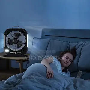 Geepas 12" Rechargeable Fan With Remote Control