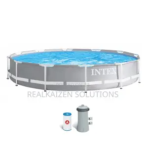 INTEX Prism Premium Metal Frame Pool 366 X 76cm With Filter