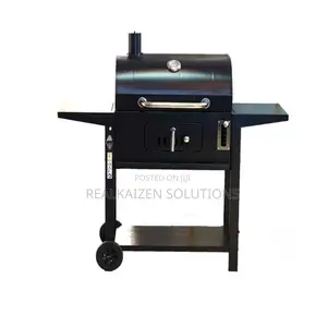 Char-Boil Outdoor BBQ Charcoal Grill With Thermometer|Wheels