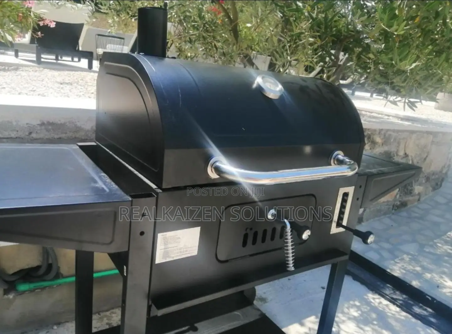 Char-Boil Outdoor BBQ Charcoal Grill With Thermometer|Wheels