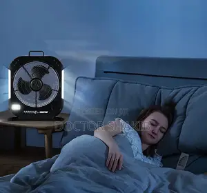 New Geepas 12inchs Rechargeable Fan With Remote Control