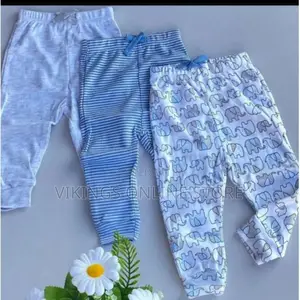Baby Organic Cotton Pants - Multicolor