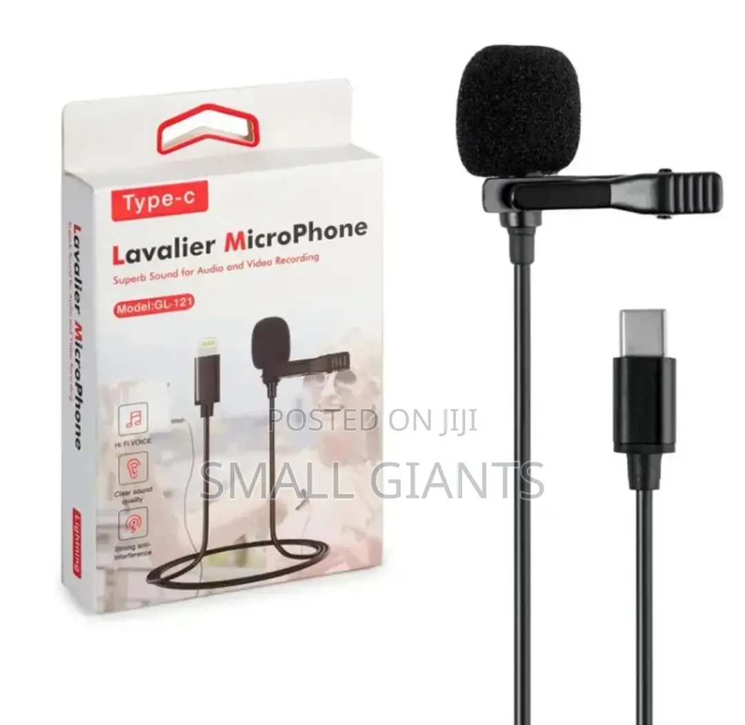 New Wired Hands Free Mini Lavalier Microphone Type-C