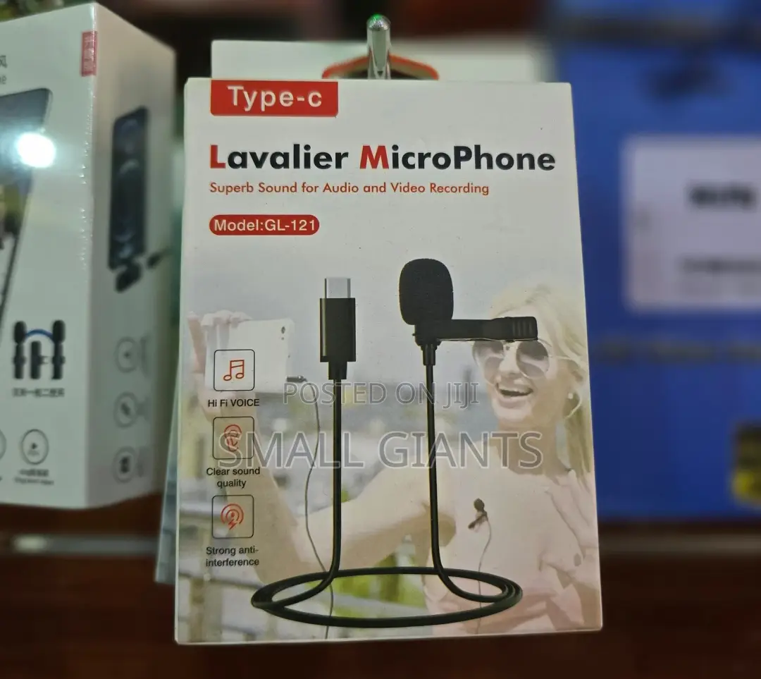New Wired Hands Free Mini Lavalier Microphone Type-C