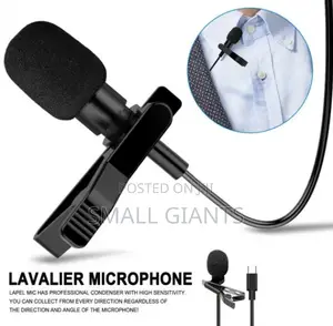 New Wired Hands Free Mini Lavalier Microphone Type-C