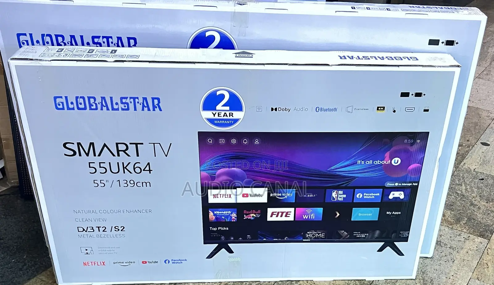 55” Smart Japan  TV With Bluetooth