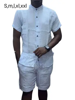 Premium Linen Shirt and Shorts