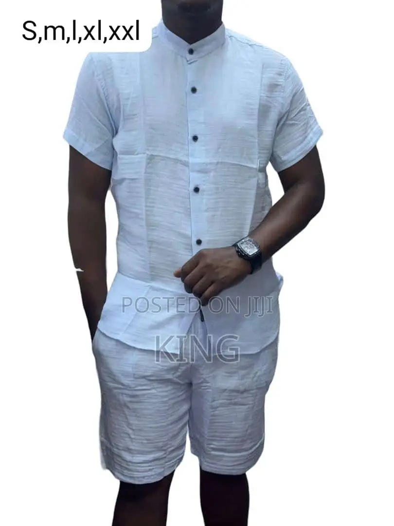 Premium Linen Shirt and Shorts