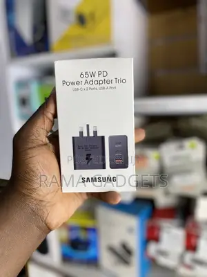 Samsung 3-Port Super Fast Charging Charger, 1x Usb-C 65w,