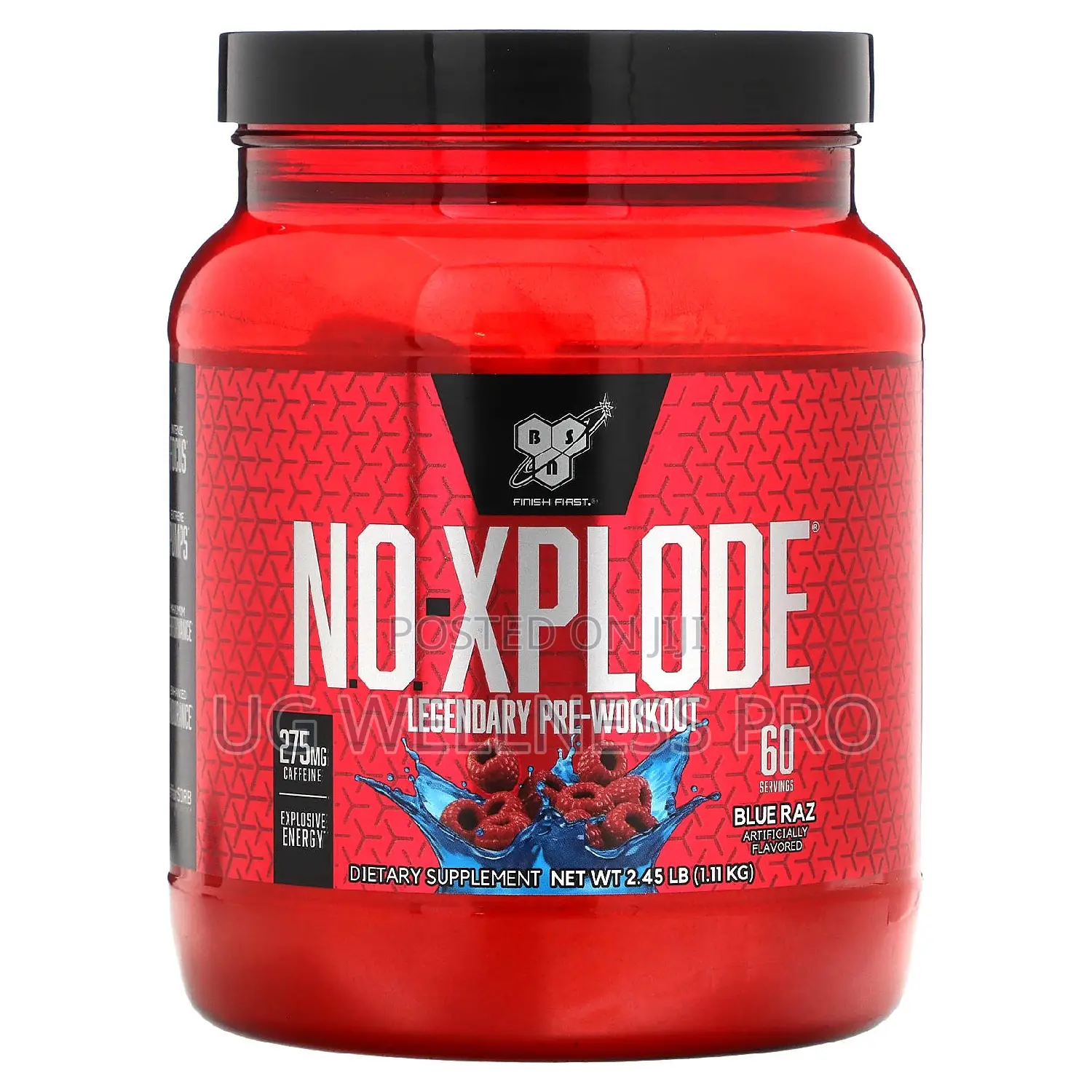 Bsn, No Xplode, Legendary Pre-Workout, Blue Raz, 1.11 Kg