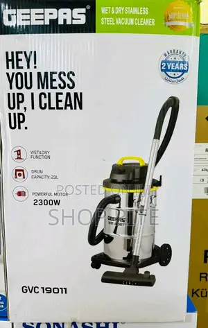 Geepas Original High Quality Vacuum Cleaner Wet and Dry