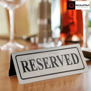 Stainless Steel Able Reserved Sign