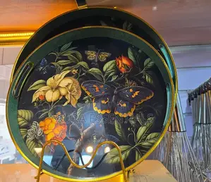 2 PCS Round Tray