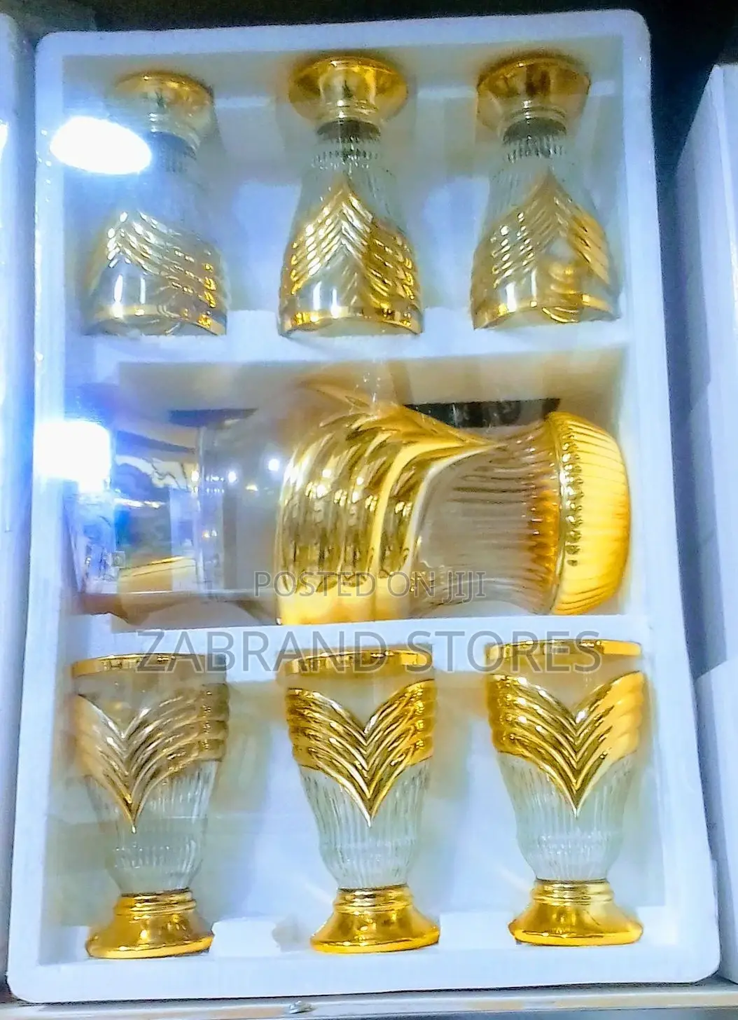 7 PCS Glass Water Set