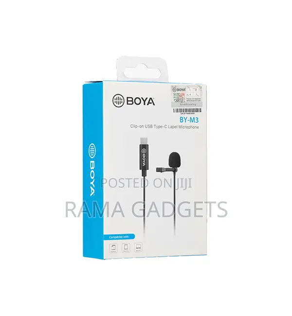Boya BY-M3 Digital Lavalier Microphone for Type C