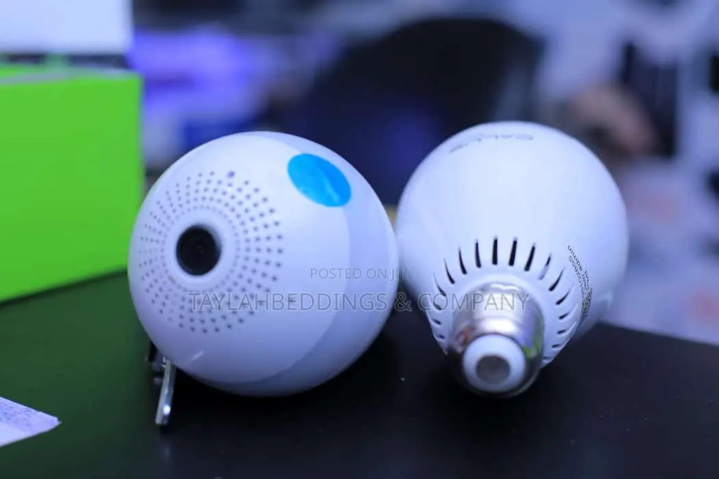 Wifi HD Indoor Security Dome Bulb Camera With Motion Sensors