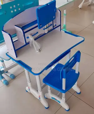 Study Table for Kids Functional Desk Chair Adjustable Legs