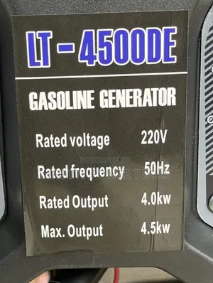 Lutian Generator Gasoline LT-4500DE