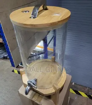 Wood Glass Water Dispenser