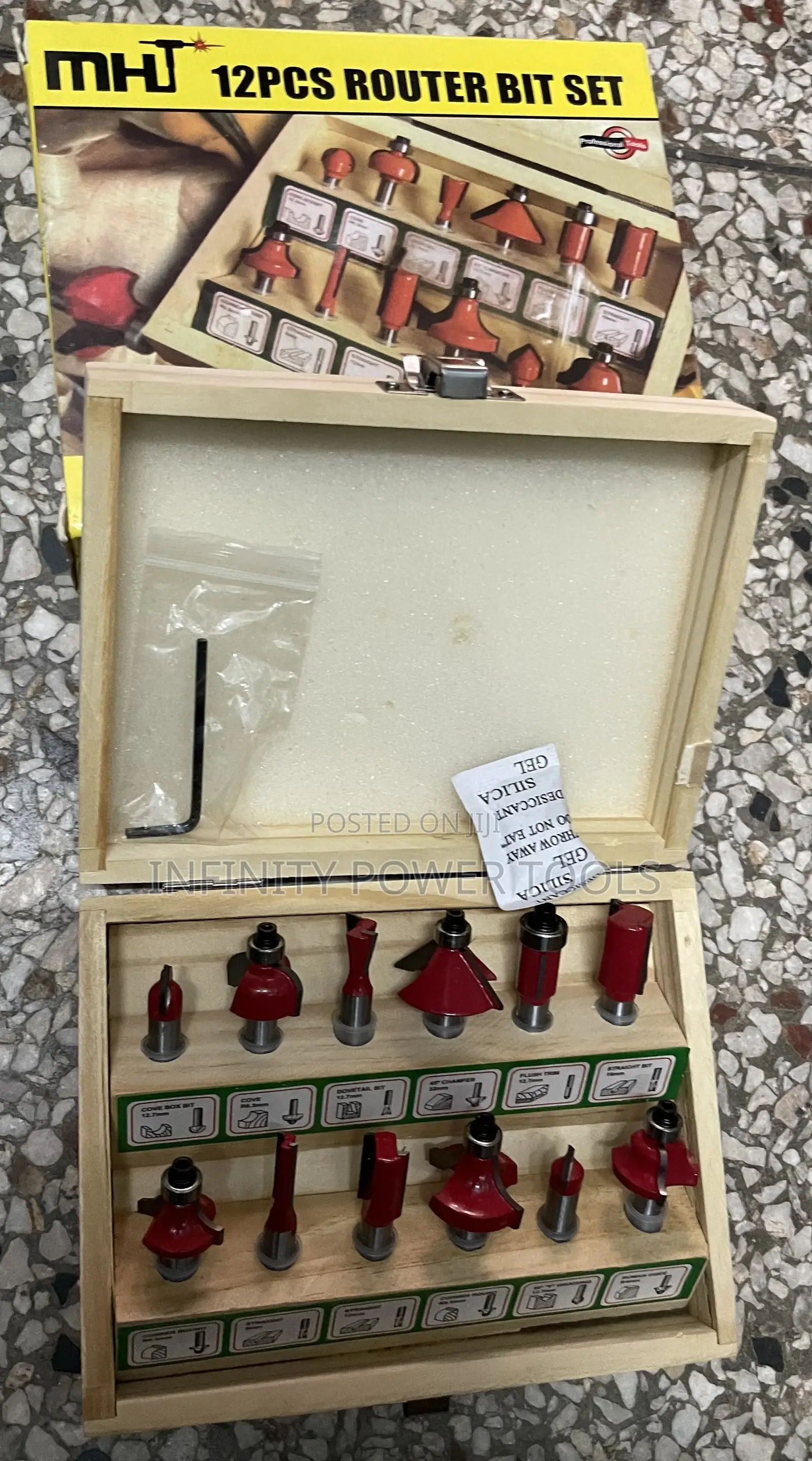 MHT Router Bit Set 12pcs