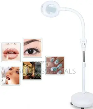 16X Magnifying Glass Lamp, Adjustable Swivel Arm Floor Stand